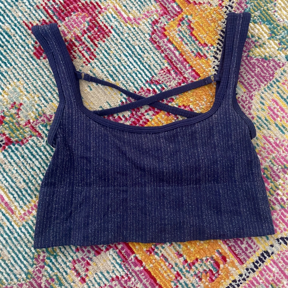 Glitter crop top